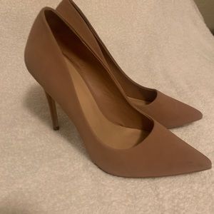 Call it spring vegan suede pumps